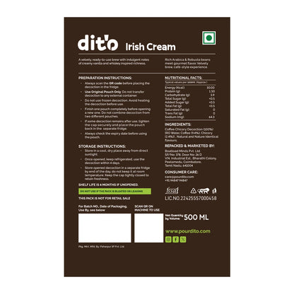 Irish Cream | Filter Coffee Decoction