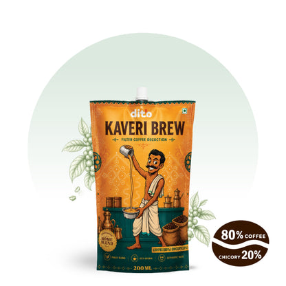 DIT'O Kaveri Brew | 200 ml Everyday Filter Coffee Decoction