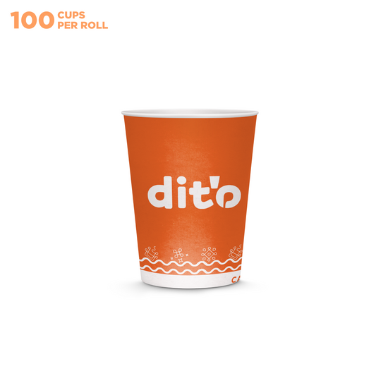 Dito Single Wall Cups  |  110 ml  |  Pack of 100 Cups