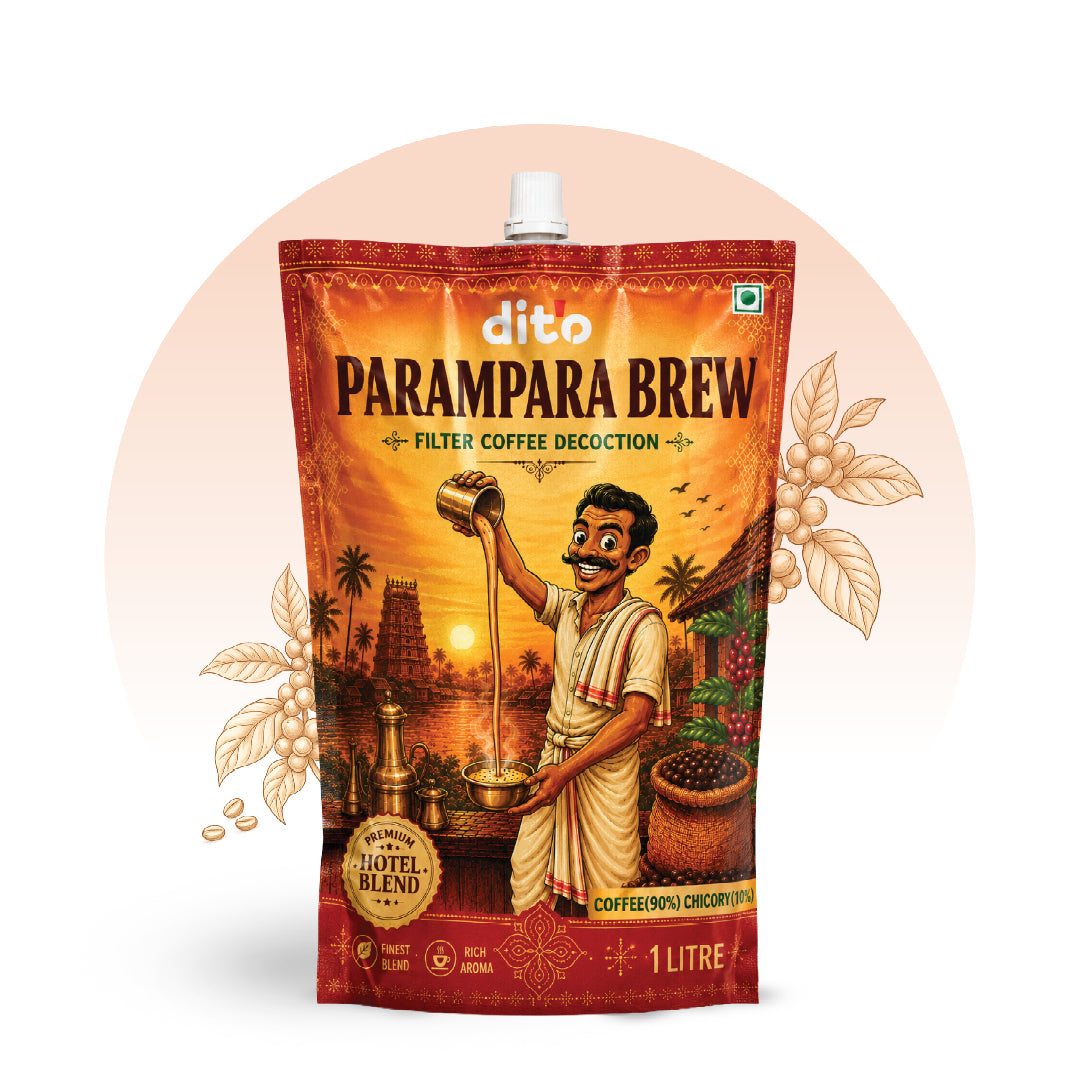 DIT'O Parampara Brew | 1 L Premium Filter Coffee Decoction