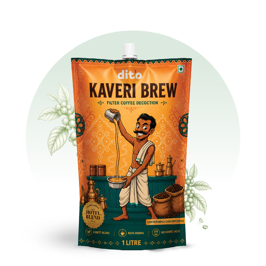 DIT'O Kaveri Brew | 1 L Everyday Filter Coffee Decoction